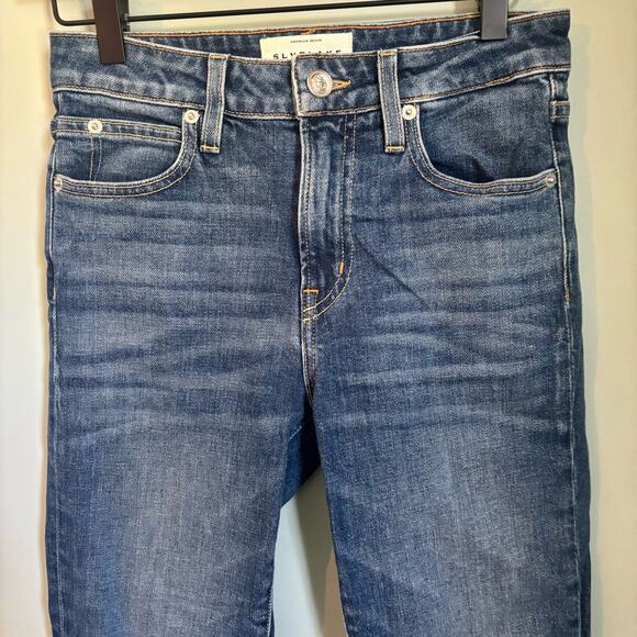 SLVRLAKE Lou Lou Cropped High Rise Slim NWOT Jeans - Picture 3 of 7